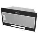 Встраиваемая вытяжка Evelux integral 60 b 52 см цвет черный.