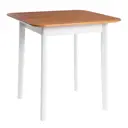 Кухонный стол квадратный Tetchair 75x75 см Массив дерева цвет белый
