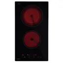 Электрическая варочная панель Evelux ev 3021 29 см 2 конфорки цвет черный.