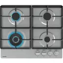 Газовая варочная панель Gorenje GW641XHF 58 см 4 конфорки цвет серый / серебристый