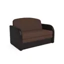Диван прямой Мебель-арс Малютка 135x92x80 см рогожка цвет шоколад