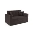Диван прямой Мебель-арс Санта 153x90x85 см вельвет цвет шоколадный