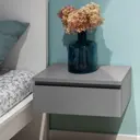 Тумба прикроватная Гуд лакк Варма 50x21x30 см 1 ящик ДСП цвет серый