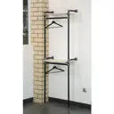Комплект гардеробной системы Holl system 00-052 70x205x40 см цвет черный