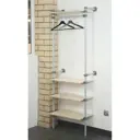 Комплект гардеробной системы Holl system 00-03 70x205x40 см цвет серый