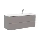Тумба под раковину подвесная Sancos Snob R SNR120RSM 119.5см цвет doha soft/правая