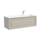 Тумба под раковину подвесная Sancos Very VR120RCE 119.5см цвет beige soft/правая