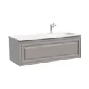 Тумба под раковину подвесная Sancos Very VR120RSM 119.5см цвет doha soft/правая