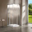 Душевой уголок Vincea Garda VSS-1G9012CH прямоугольный 120x90см серебристый блеск профиль эффект стекла рифленый