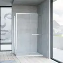 Душевой уголок Vincea Slim Soft VSR-1SS9015CL прямоугольный 150x90см серебристый блеск профиль эффект стекла прозрачный