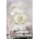 Фотообои флизелиновые Dekor vinil 200x260 см Белые пионы