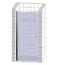 Душевая дверь Gutewetter 4003803532 65см эффект стекла матовый распашной