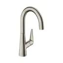 Смеситель для кухни Hansgrohe 72814800 поворотный излив 21.5 см цвет нержавеющая сталь