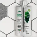 Эпоксидная затирка двухкомпонентная Demex 006 в двойной тубе 400 грамм цвет благородный серебристый