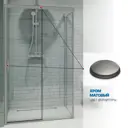 Душевой уголок GUTEWETTER GWMPSLRC863B 4698032823573, прямоугольный, 90x130x200 см, прозрачное стекло