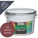 Краска резиновая SUPER DECOR RUBBER цвет № 4 Дикая вишня 12 кг