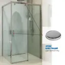 Душевой уголок GUTEWETTER GWMPSLRC863A 4698032804817, прямоугольный, 110x125x200 см, прозрачное стекло