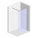 Душевая перегородка Gutewetter 1351328023 70x193см белый профиль