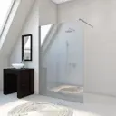 Душевая перегородка Gutewetter 420031994 83x194см серый профиль