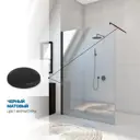 Душевая перегородка Gutewetter 3171559797 88x191см черный профиль