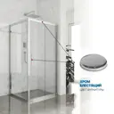 Душевой уголок Gutewetter 668018561 квадрат 115x115см серебро профиль эффект стекла прозрачный
