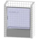 Ширма на ванну Gutewetter GWMPKB019P2 155x150 см 6 мм фурнитура бронзовая стекло матовое закаленное