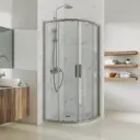 Душевая ширма GuteWetter 3496490674 90x90см 1/4 Круга цвет серебро