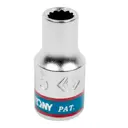 Торцевая головка двенадцатигранная King Tony 233005M 1/4 дюйма 5 мм