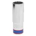 Торцевая головка удлиненная двенадцатигранная King Tony 423021M 1/2 дюйма 21 мм