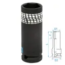 Торцевая головка ударная удлиненная Torx (e-профиль) King Tony 441522M 1/2 дюйма 22 мм