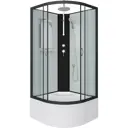 Душевая кабина Niagara 67071414bkt высокий поддон 80x80 см 1/4 круга