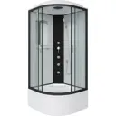 Душевая кабина Niagara 67071414g высокий поддон 80x80 см 1/4 круга