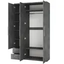 Шкаф распашной Гамма Мелодия МКЯ-32/1 с 3 дверями 120x220x60 см ЛДСП цвет ароза реликтовая