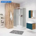 Душевая кабина Niagara 331944LBK средний поддон 110x90см