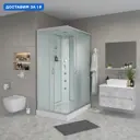 Душевая кабина Niagara 439753QG низкий поддон 90x70см