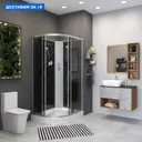 Душевая кабина Niagara 35121433RBK низкий поддон 120x80см
