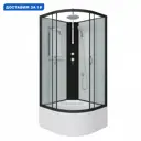 Душевая кабина Niagara 67071414BKT высокий поддон 80x80см