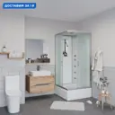 Душевая кабина Niagara 11081424G средний поддон 90x90 см
