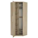 Шкаф распашной Гамма Мелодия МУ-12 с 2 дверями 80x220x45 см ЛДСП цвет дуб сонома