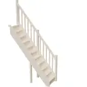 Межэтажная прямая лестница Stairshop ЛЕС-СПУ0 с ограждением справа