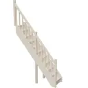 Межэтажная прямая лестница Stairshop ЛЕС-СЛУ0 с ограждением слева