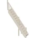 Межэтажная прямая лестница Stairshop ЛЕС-СЛУ2 с ограждением слева