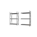 Стеллаж металлический Ironmebel 3 яруса 260x200x50 см нагрузка до 450 кг металл цвет серый