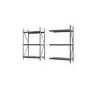 Стеллаж металлический Ironmebel 3 яруса 260x200x60 см нагрузка до 450 кг металл цвет серый