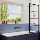 Ширма на ванну Ambassador Bath Screens 16041208 70x140 профиль черный
