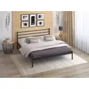 Кровать Стиллмет Экспо 200x180 см металлическое основание цвет черный