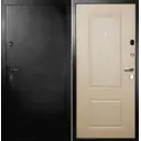 Входная дверь металлическая 96х205 см правая белый/антик медный