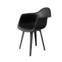 Стул / кресло Derstuhl 330 plast dark grey 43x82x58 см полипропилен цвет черный.