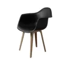 Стул / кресло Derstuhl 330 plast dark beige 43x82x58 см полипропилен цвет черный.