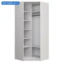 Гардеробная Мебельная компания е1 500129 95x220x95 см цвет белый